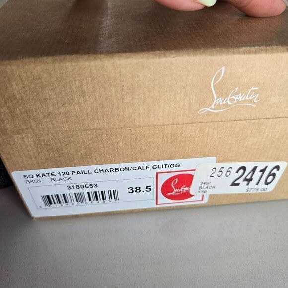 Christian Louboutin So Kate 120 Sequin Pump Shoes 38.5 - Picture 10 of 11